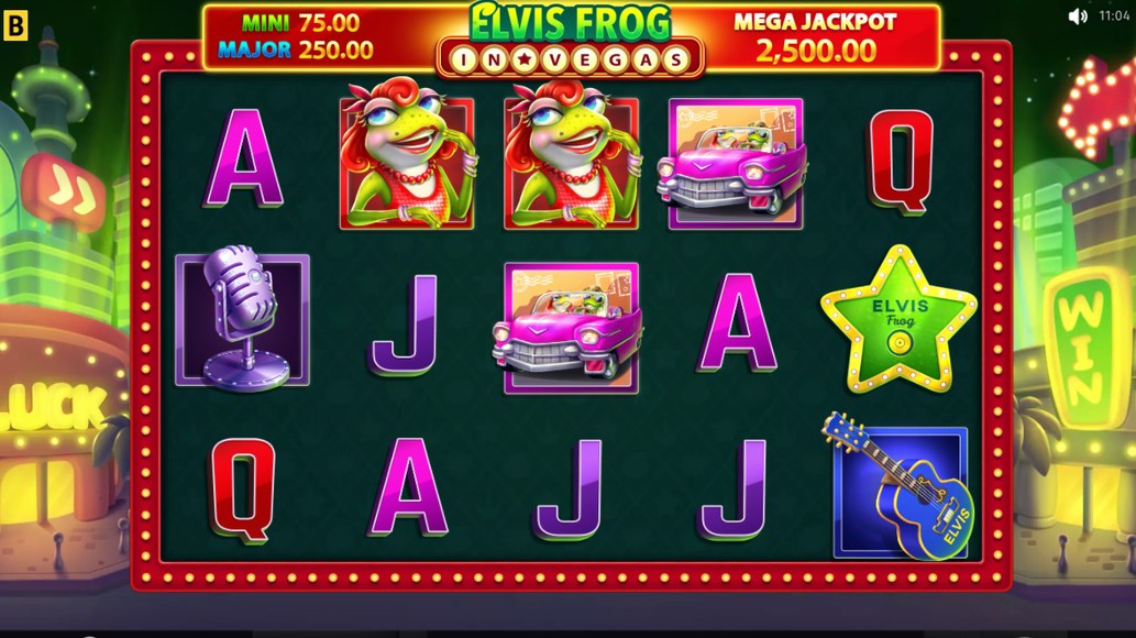 Elvis Frog in Vegas