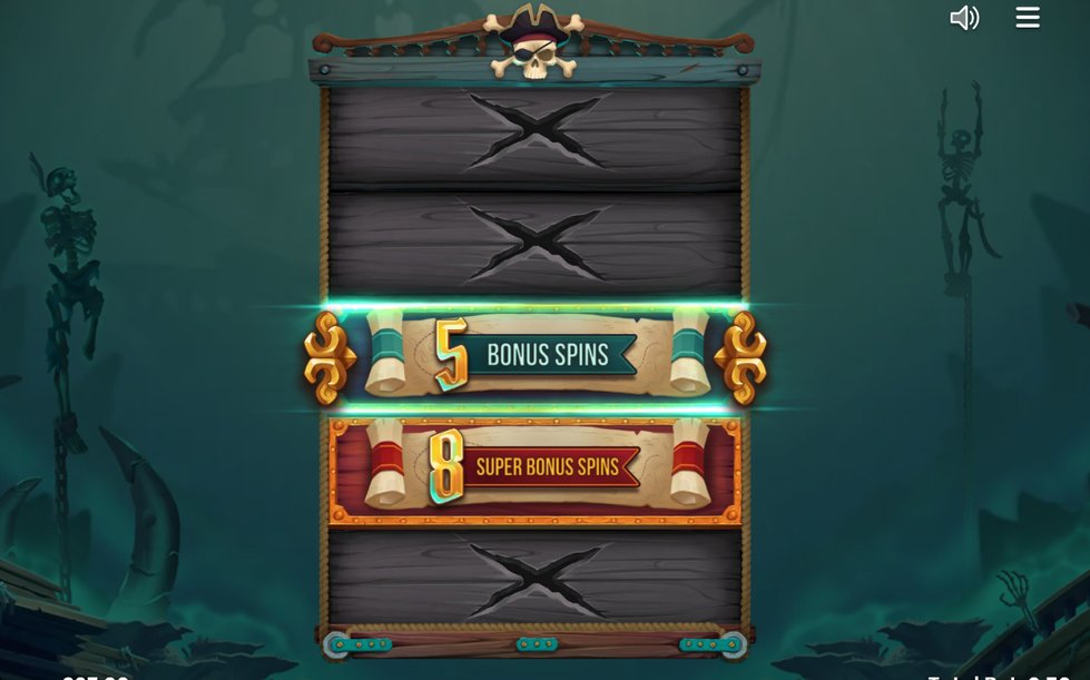 Bonus Feature screen with sticky Bronze Frames on the grid