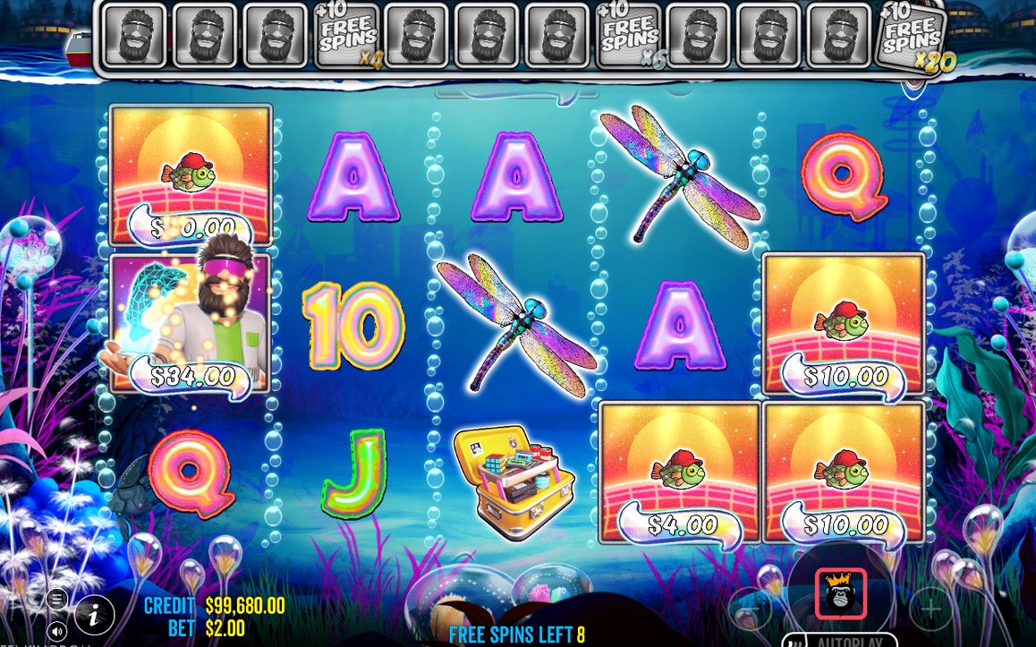 Free Spins round with the 12-slot WILD collect meter