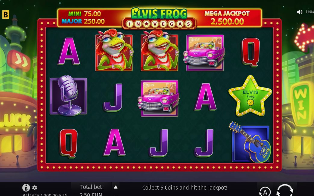 Elvis Frog in Vegas